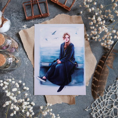 Открытка "В Мечтах"