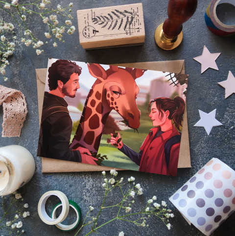 Открытка "Элли и Джоэл"