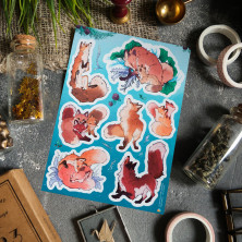 Стикерпак "Orange Foxes"