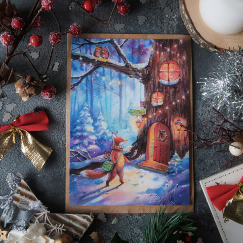 Открытка "Лесная Сказка"