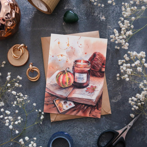 Открытка "Sandal Candle"