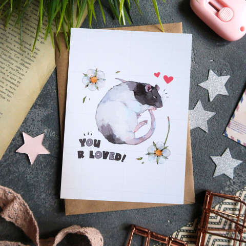 Открытка "You R Loved"