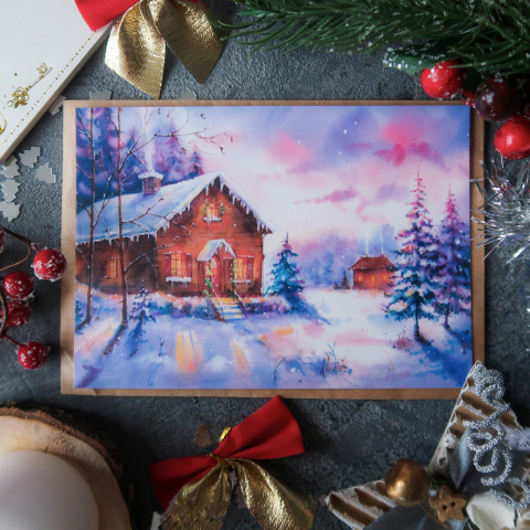 Открытка "Рождественский Уют"