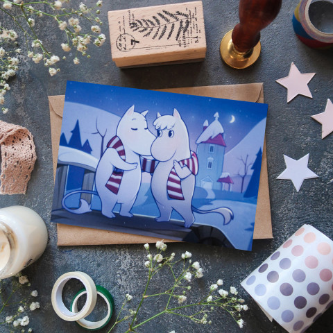 Открытка "Муми 4"