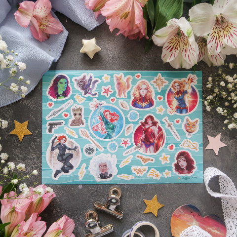 Стикерпак "Superwomen"