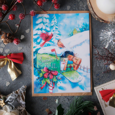 Открытка "Santa's Mail"