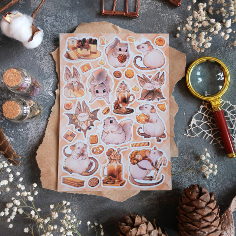 Стикерпак "Caramel Rodents"