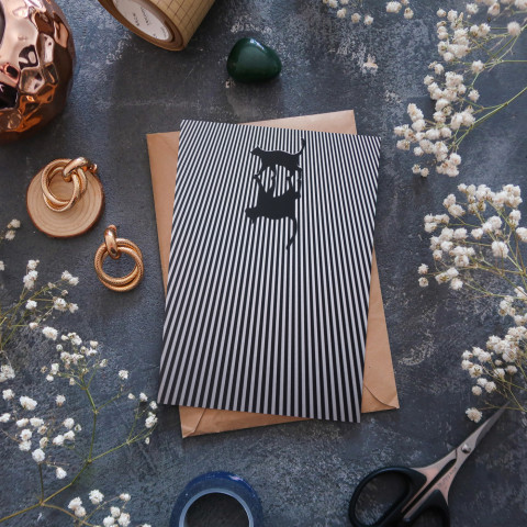 Открытка "In The Line World"