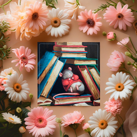 Стикер "Under Books"