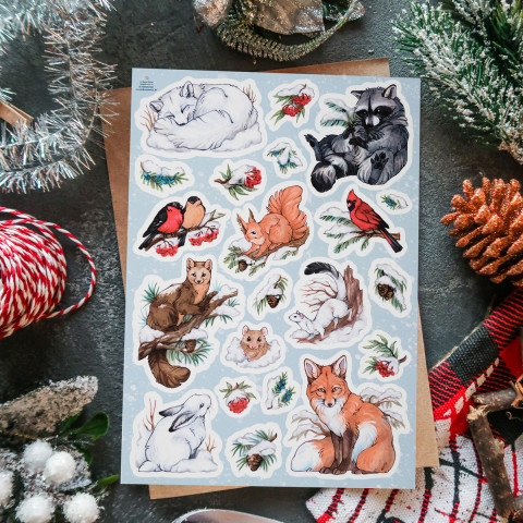 Стикерпак "Snow Forest"