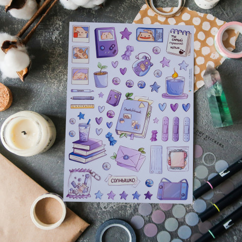 Стикерпак "Violet Planner"