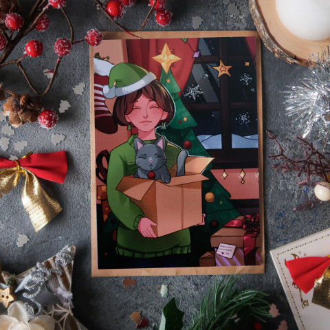 Открытка "Winter Presents"