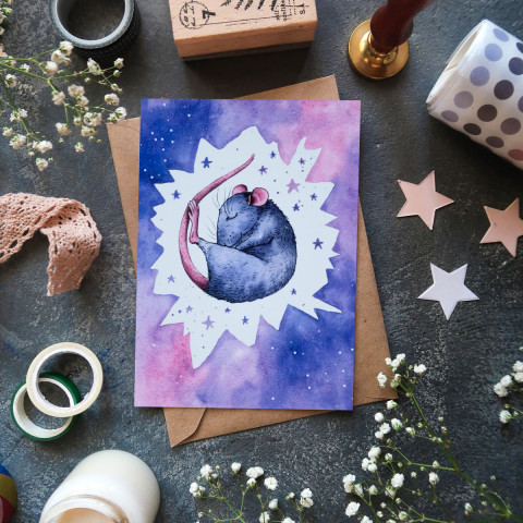 Открытка "Cute Rat"