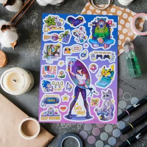 Стикерпак "Ready For The Game"