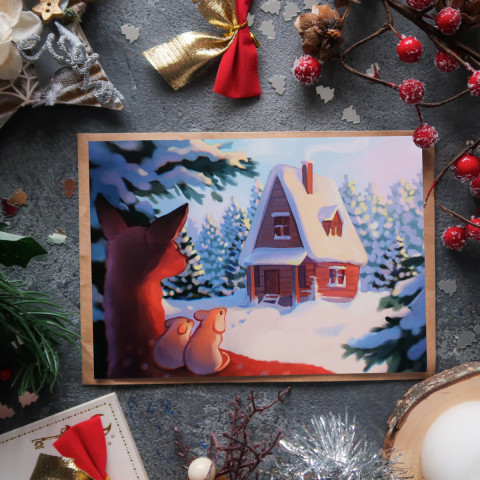 Открытка "В Ожидании Чуда"