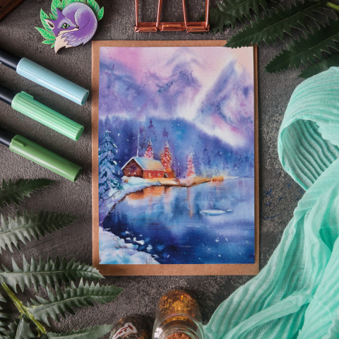 Открытка "Зимний Вечер"