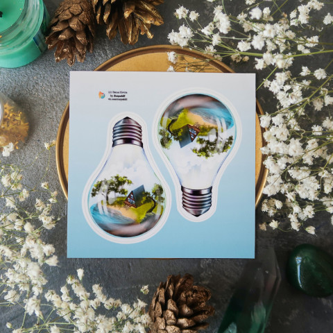 Стикер "Lamp Bottle"