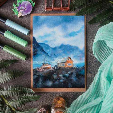 Открытка "Скандинавия"