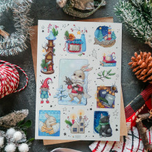 Стикерпак "Winter Rabbit"