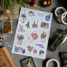 Стикерпак "Never Stop Growing"