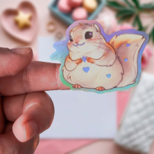 Стикер "Sweet Mouse" голография