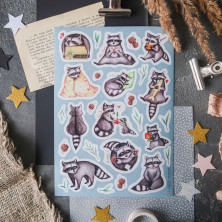 Стикерпак "Крошки Еноты"