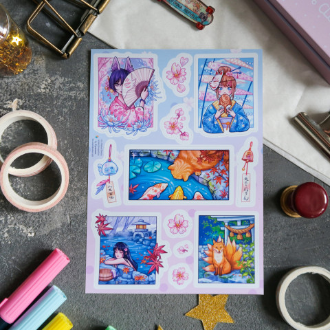 Стикерпак "Cute Japan"