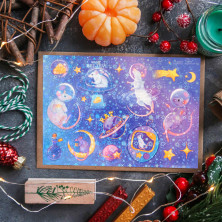 Стикерпак "Cosmic Rat" голография