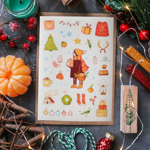 Стикерпак "Gifts and Oranges"