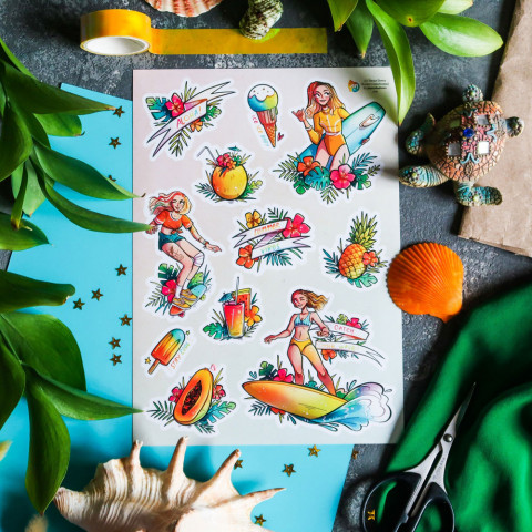 Стикерпак "Summer Vibes"