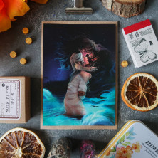 Открытка "Цири и Йеннифер"