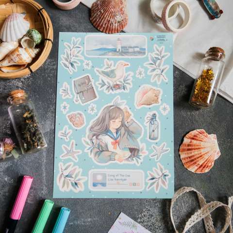 Стикерпак "Песня Моря"