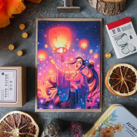 Открытка "На Фестивале"