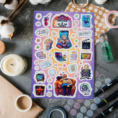 Стикерпак "Movie Fan"