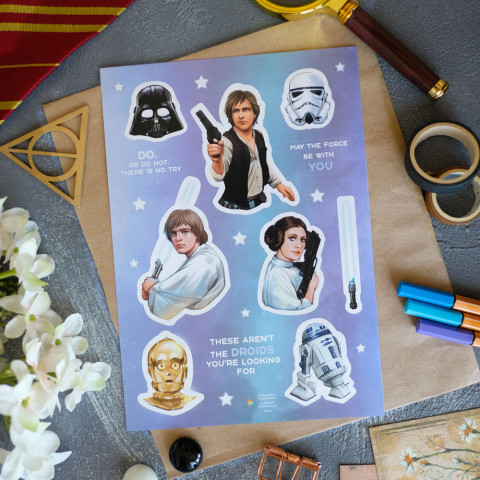 Стикерпак "May The Force Be With You"