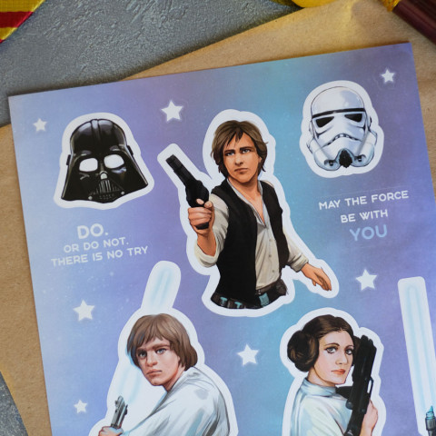 Стикерпак "May The Force Be With You"