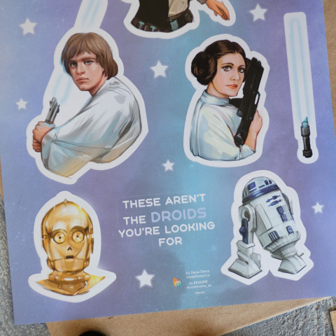 Стикерпак "May The Force Be With You"