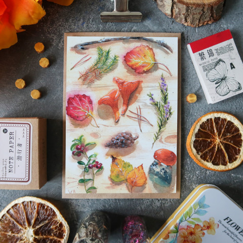 Открытка "Дары Осени"