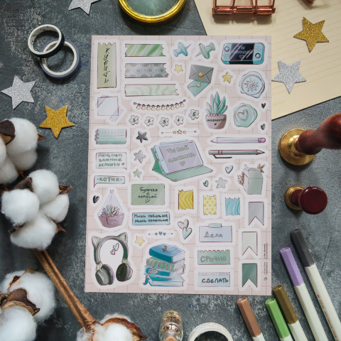 Стикерпак "Green Planner"
