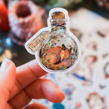 Стикер "Fox Bottle" голография