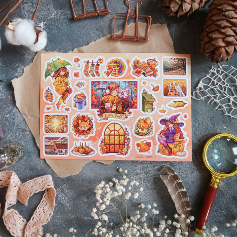 Стикерпак "Hello, Fall"