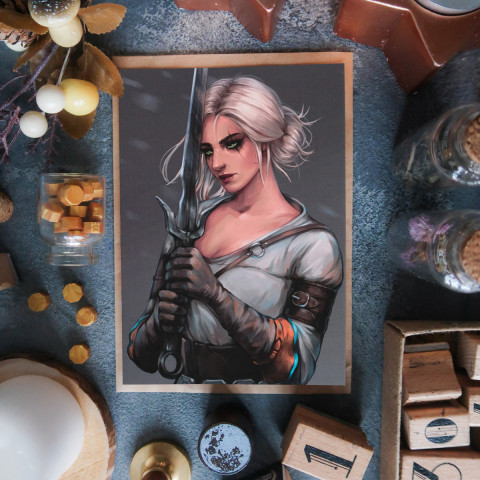 Открытка "Цири"