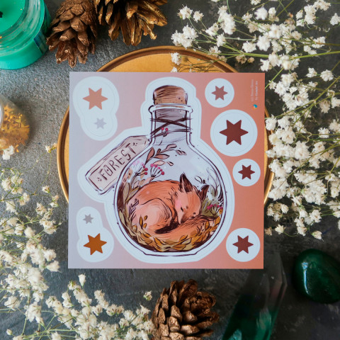 Стикер "Fox Bottle"