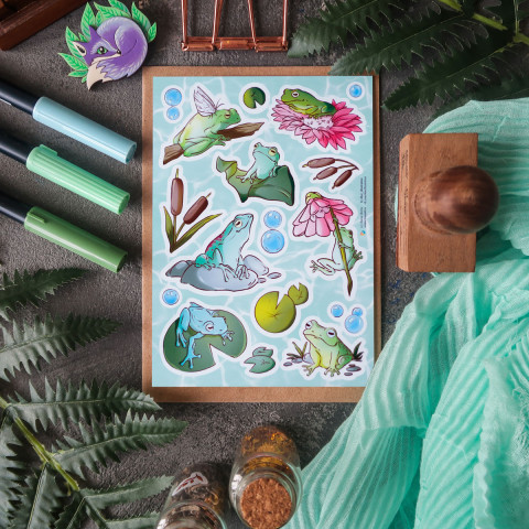 Стикерпак "Lovely Frog"