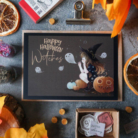 Открытка "Happy Halloween"