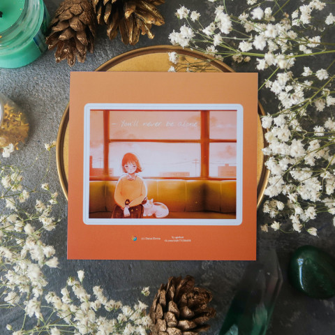 Стикер "Never Be Alone"