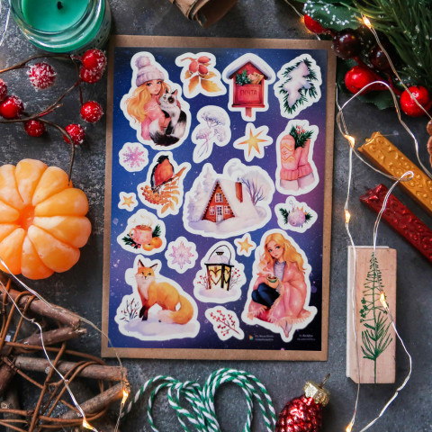 Стикерпак "Winter Village"