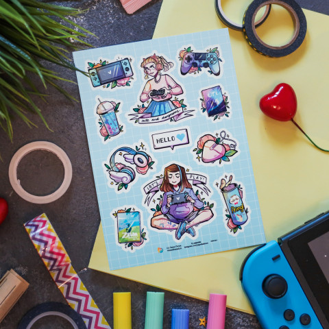 Стикерпак "Game Girl"