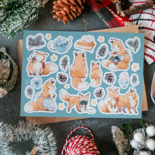 Стикерпак "Лисья Забота"