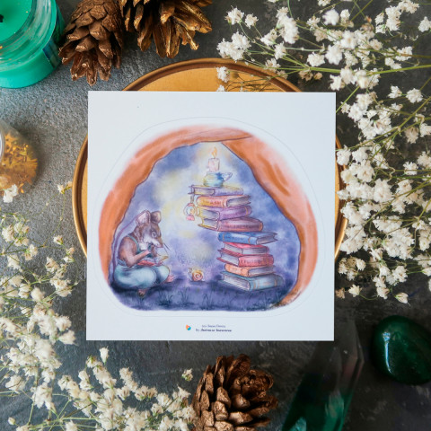 Стикер "Книжная Норка"